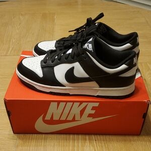 Nike Dunk Low Retro Panda White Black DD1391-100 Men’s Size 10.5